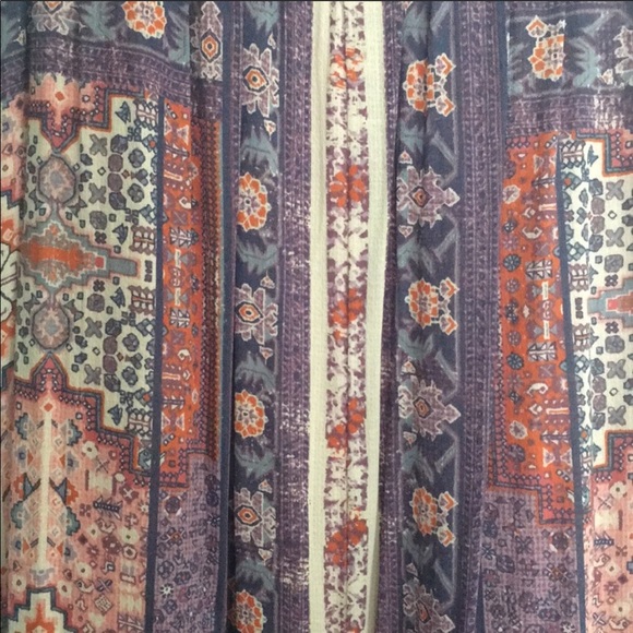 Paisley lucky brand midi dress - Picture 3 of 4